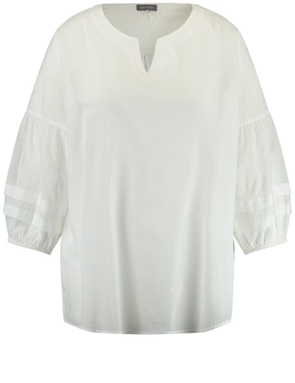 Lightweight Cotton Blouse With Balloon Sleeves_460031-21059_9600_01