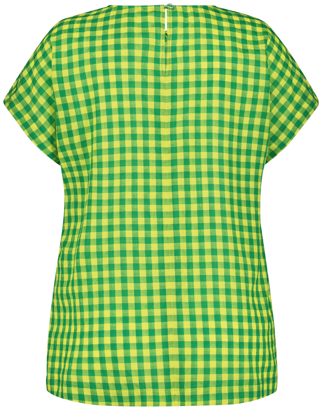 Blouse Top With A Check Pattern_460036-21061_5092_02