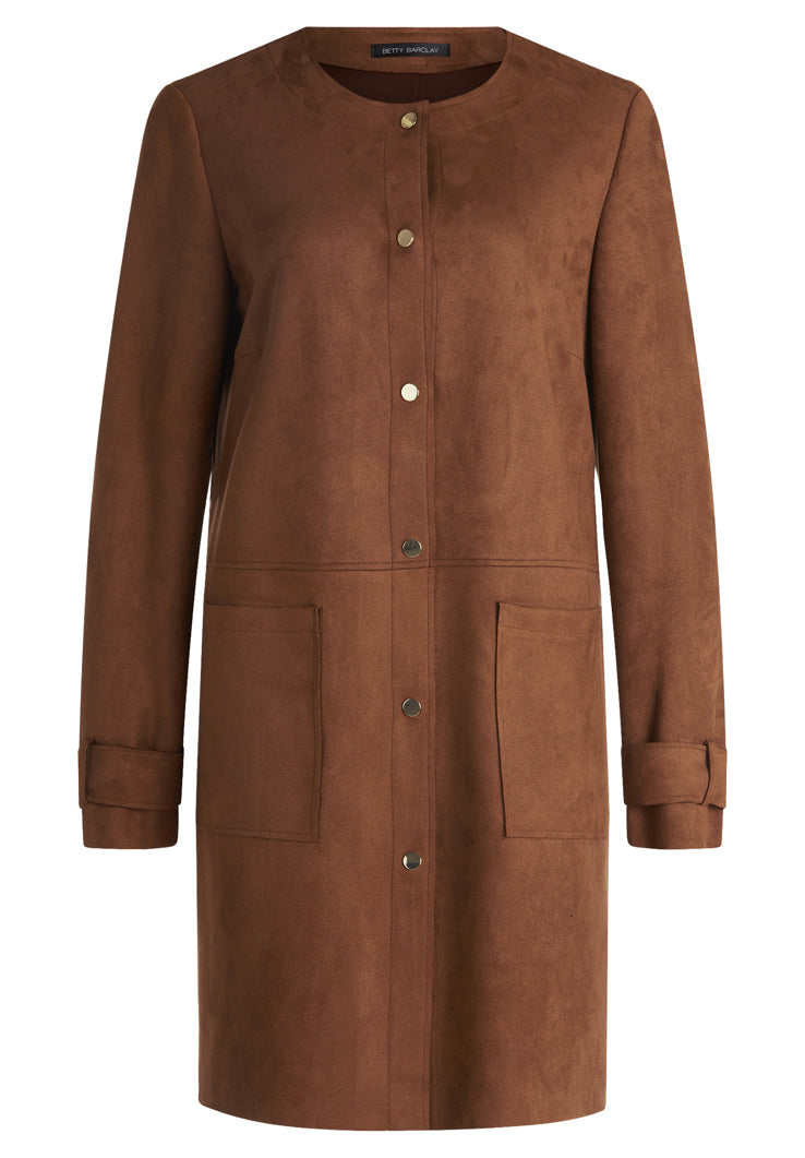 Betty Barclay_Classic Nougat_Blazer Jacket Long 1/1 Sleeve_4604-1178_7050_05