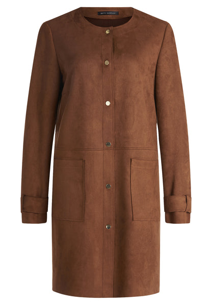 Betty Barclay_Classic Nougat_Blazer Jacket Long 1/1 Sleeve_4604-1178_7050_05