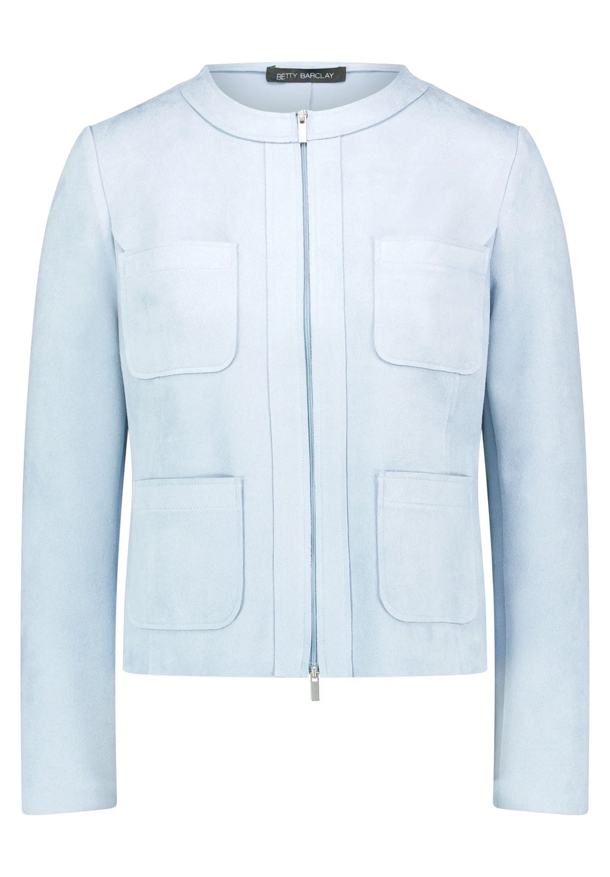 Betty Barclay Blue Fog Women Blazer Jacket SKU: 4613-1178_8470 Image 06