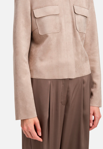 Betty Barclay_Bright Taupe_Blazer Jacket with Patch Pockets_4619-1178_7304_09