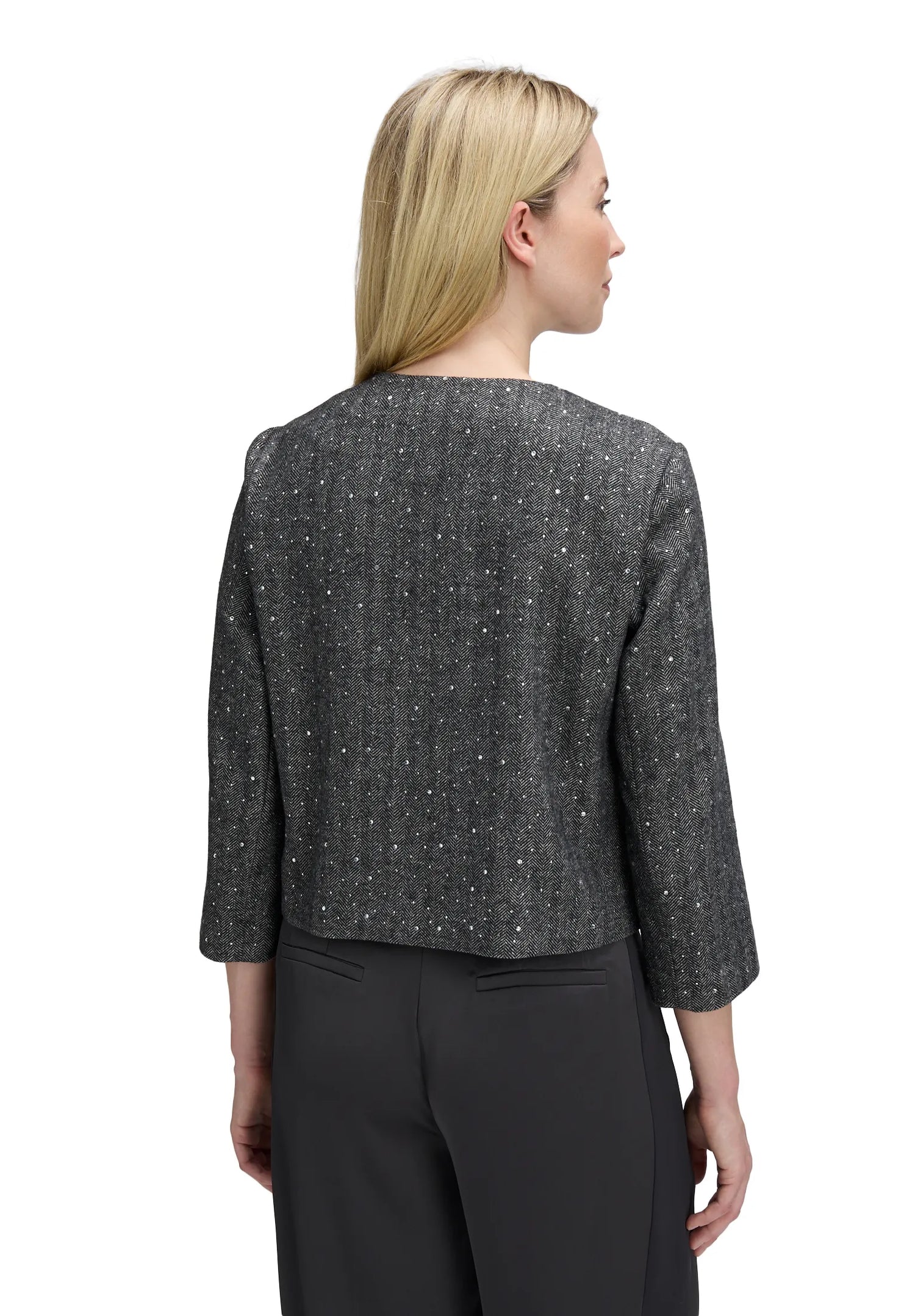 Betty Barclay_Black/Cream_Blazer Jacket_4620-1632_9812_03