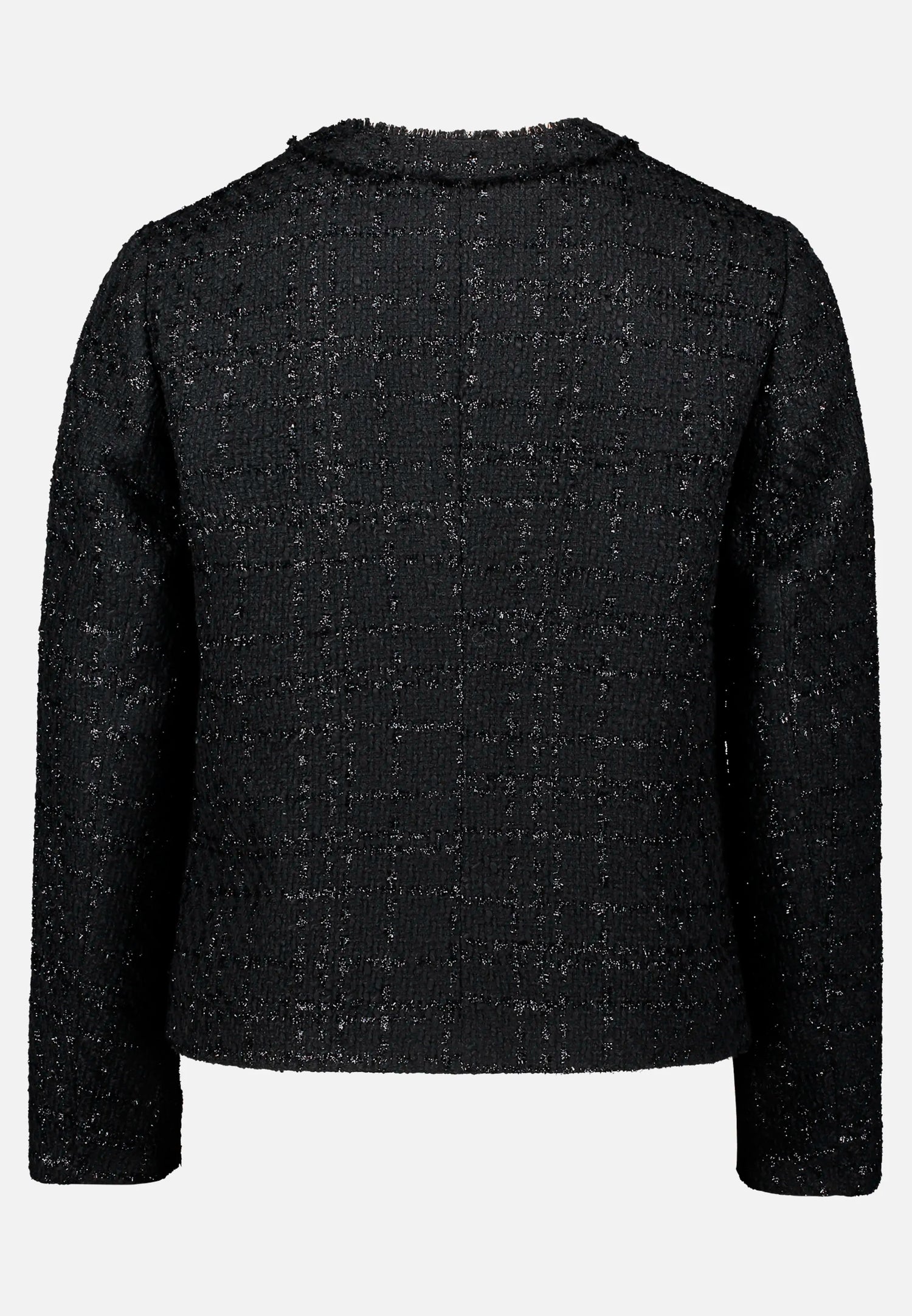 Betty Barclay_Black_Blazer Jacket with Fringe_4625-1652_9045_05