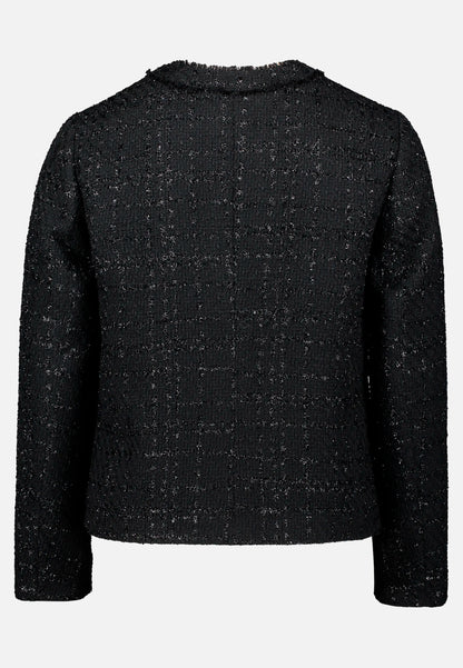 Betty Barclay_Black_Blazer Jacket with Fringe_4625-1652_9045_05