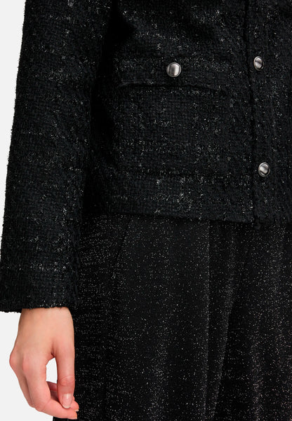 Betty Barclay_Black_Blazer Jacket with Fringe_4625-1652_9045_07