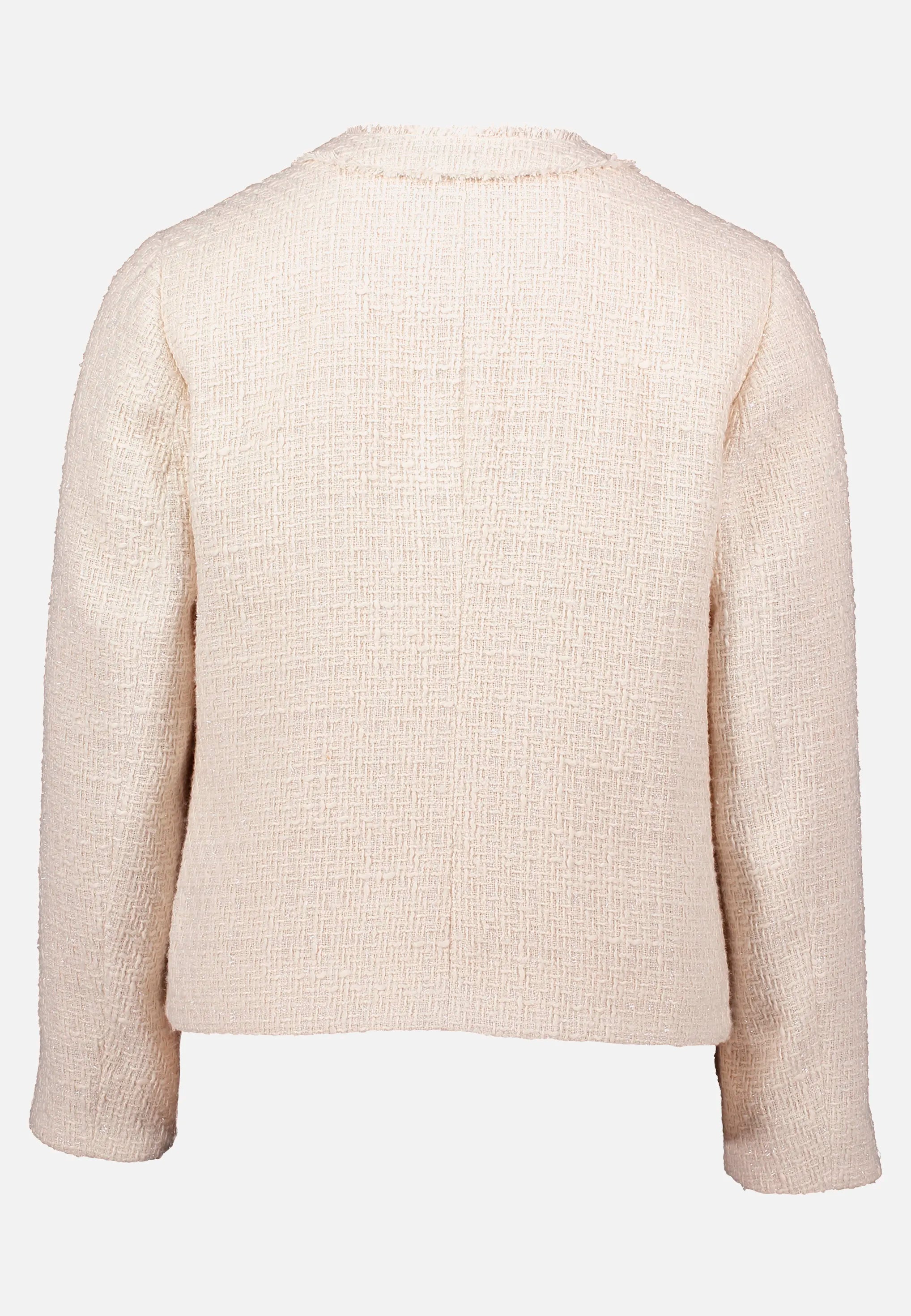 Betty Barclay_Beige_Blazer Jacket with Fringe_4625-1652_9104_06