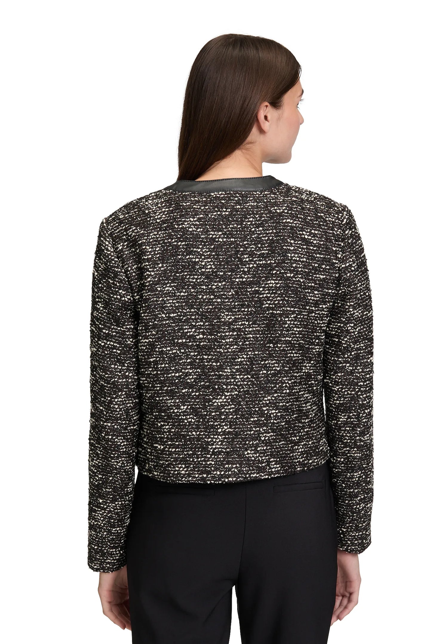 Betty Barclay_Brown/Cream_Blazer Jacket Short 1/1 Sleeve_4627-1618_7811_03