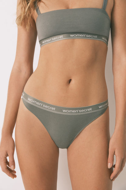 Women Secret_Classic Khaki Cotton Panty_4632041_91_04