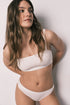 Women Secret Sand Women Beige Ribbed Cotton Classic Panty SKU: 4633536_38 Image 01