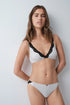 Women Secret Medium Grey Women Grey Ribbed Cotton Classic Panty SKU: 4634288_46 Image 01
