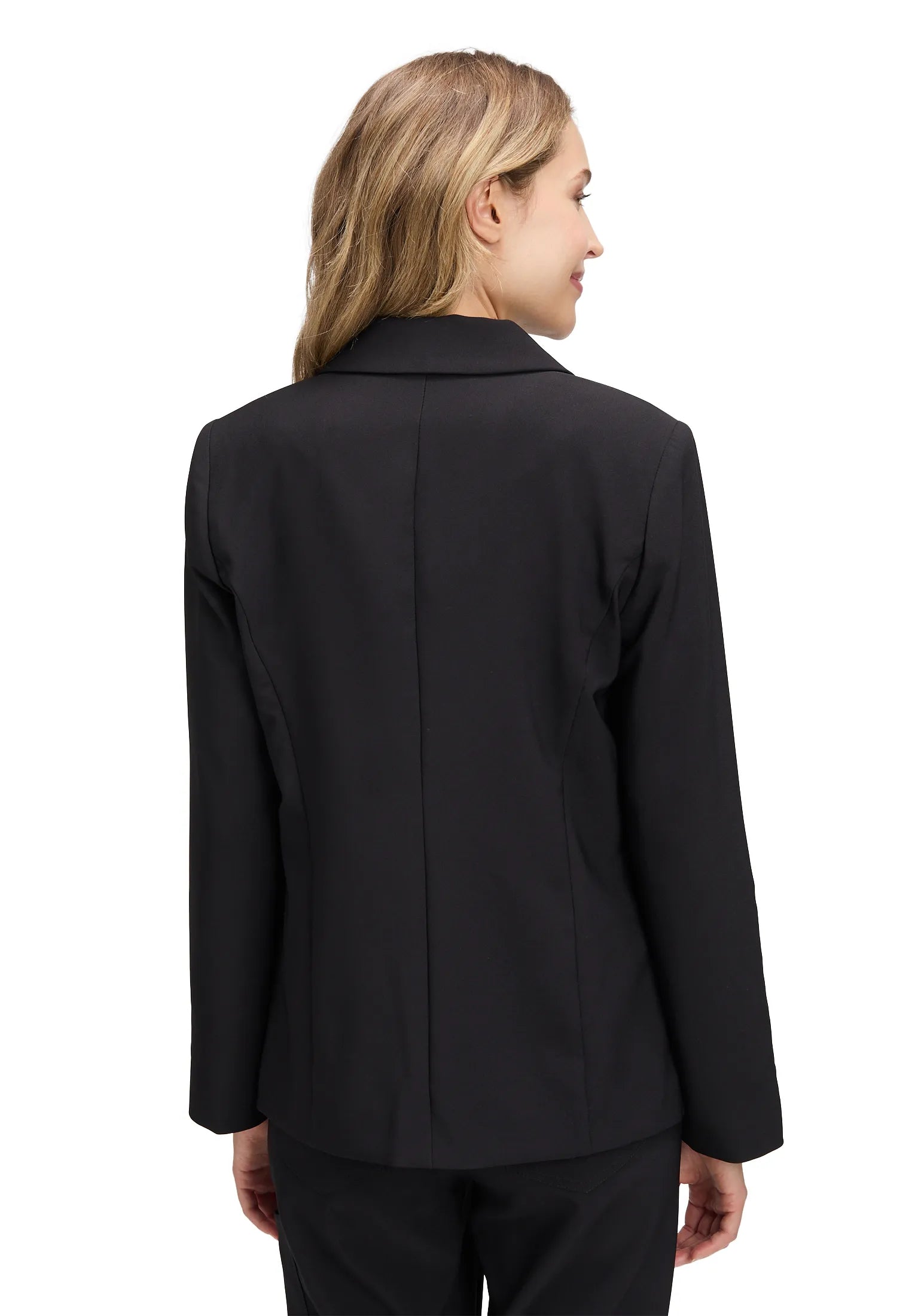 Betty Barclay_Black_Blazer Jacket Long 1/1 Sleeve_4635-2924_9045_03