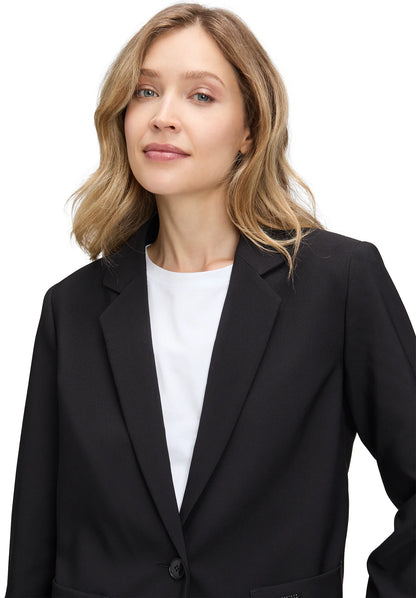 Betty Barclay_Black_Blazer Jacket Long 1/1 Sleeve_4635-2924_9045_06