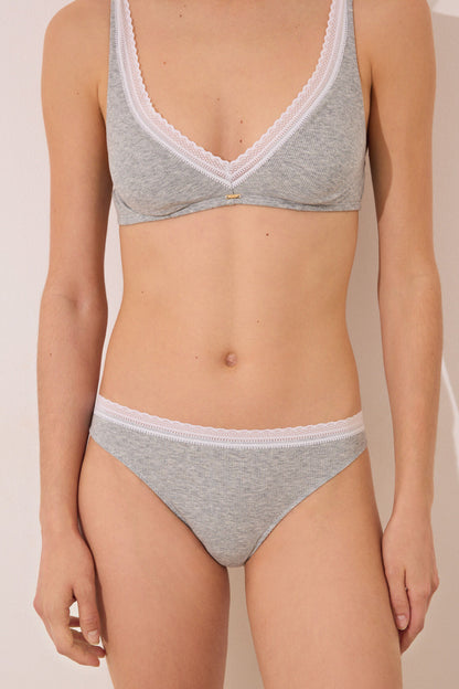 Women Secret_Classic Cotton Ribbed Lace Grey Panty_4639798_46_05