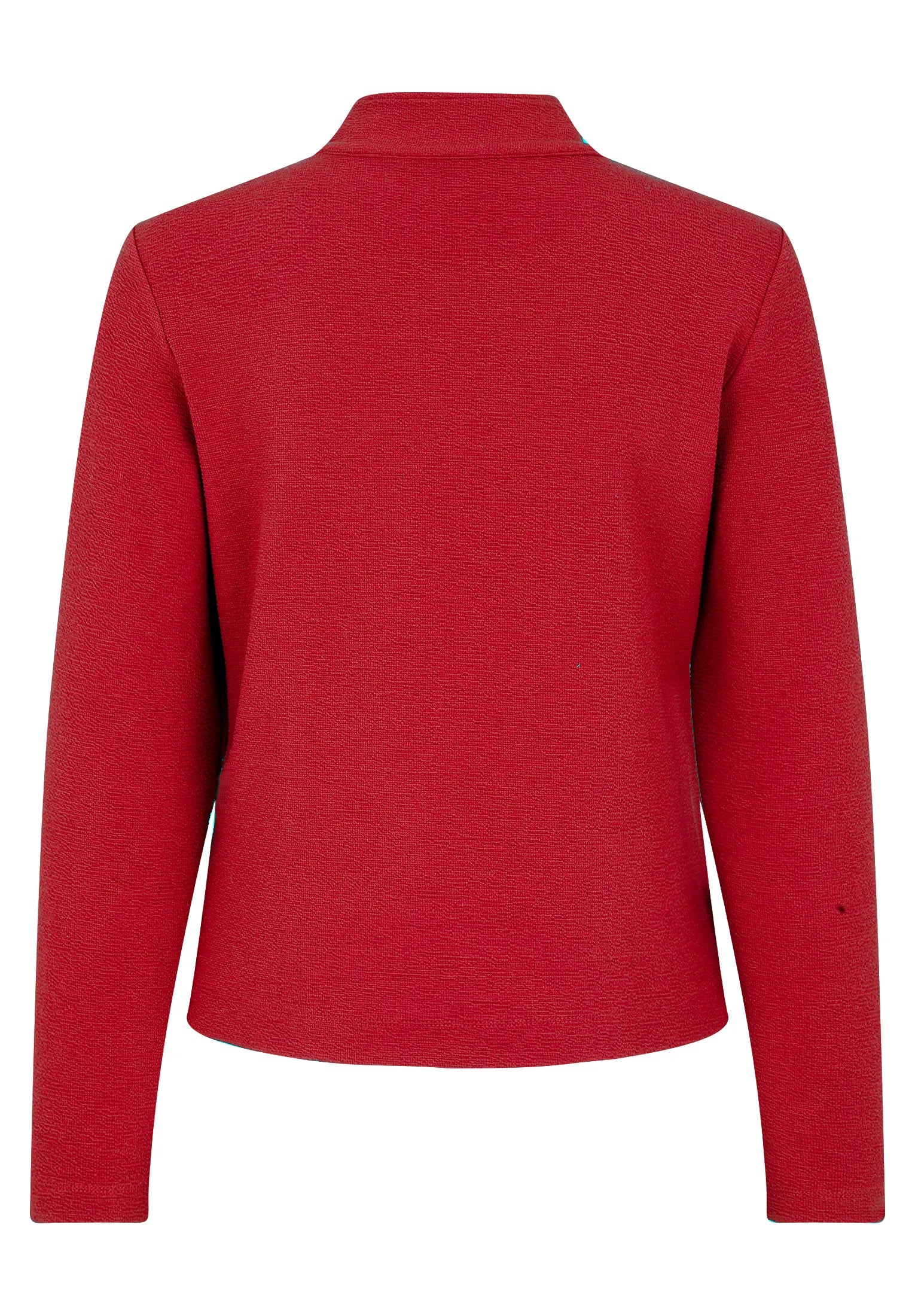 Betty Barclay_Red Scarlet_Sweat Jacket Short 1/1 Sleeve_4641-1498_4635_05