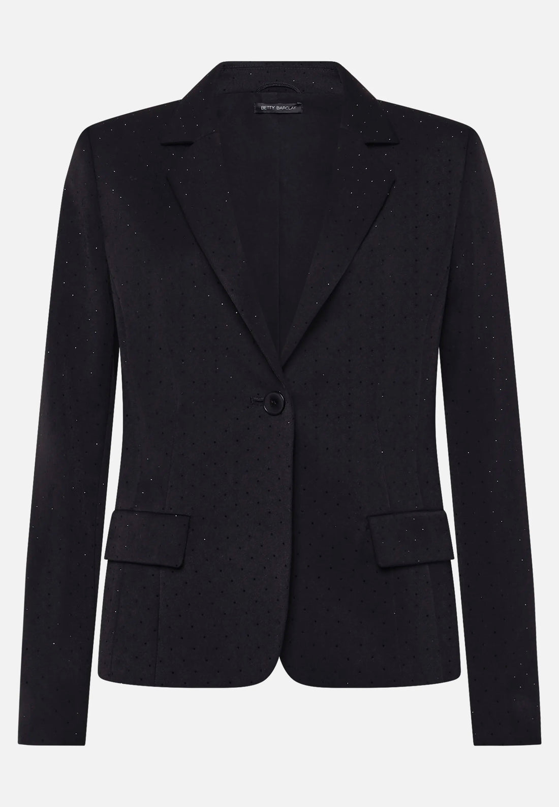 Betty Barclay_Black_Short Blazer, Long Sleeves_4644-1624_9045_01