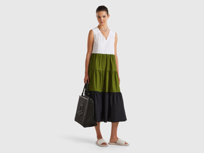 Color Block Dress With Flounces_464KDV0A6_028_03