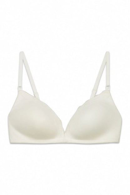 Women Secret Ivory Women CHARMING White "Maternity" Triangle Padded Bra in Different Cup Sizes SKU: 4653915_96 Image 06