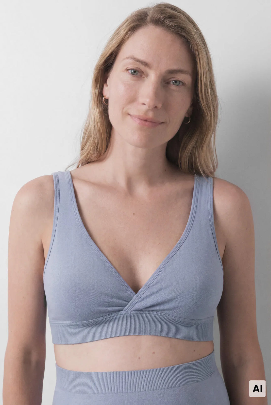 Women Secret Light Blue Women Blue "Maternity" Halterneck Bra Fantastic SKU: 4654624_18 Image 01