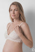 Women Secret Ivory Women Floral Print Halterneck "Maternity" Bra Fantastic SKU: 4654628_96 Image 01