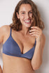 Lovely Blue Microfibre "Maternity" Bra_01