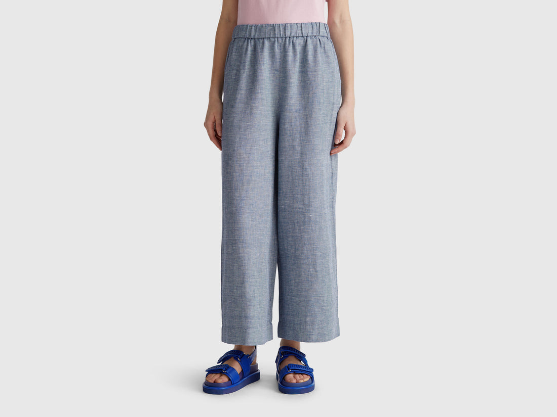 Benetton_Trousers with Wide Leg_465XDF09J_903_02