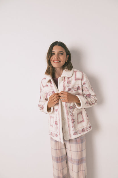 Women Secret_Pink_Pink Short Fleece Robe_4682691_71_03