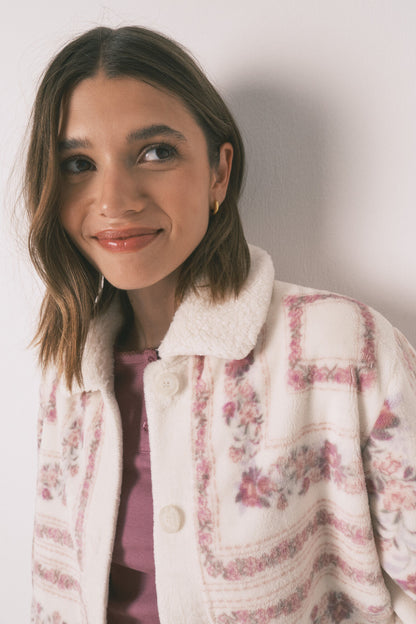 Women Secret_Pink_Pink Short Fleece Robe_4682691_71_04