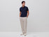Benetton Beige Men Trousers with Pleats and Creases SKU: 46A3UF06E_312 Image 01