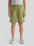 Benetton Military Green Boys Bermuda Shorts with Drawstring SKU: 46D6C904E_1Q1 Image 00