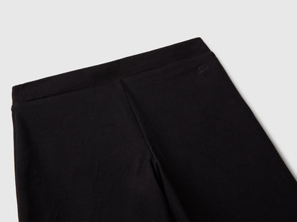 Benetton_Black_Wide Trousers in Stretch Cotton_46D6CE04C_100_03