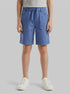 Benetton Air Force Blue Boys Stretch Twill Bermuda Shorts SKU: 46D6G9036_05N Image 00