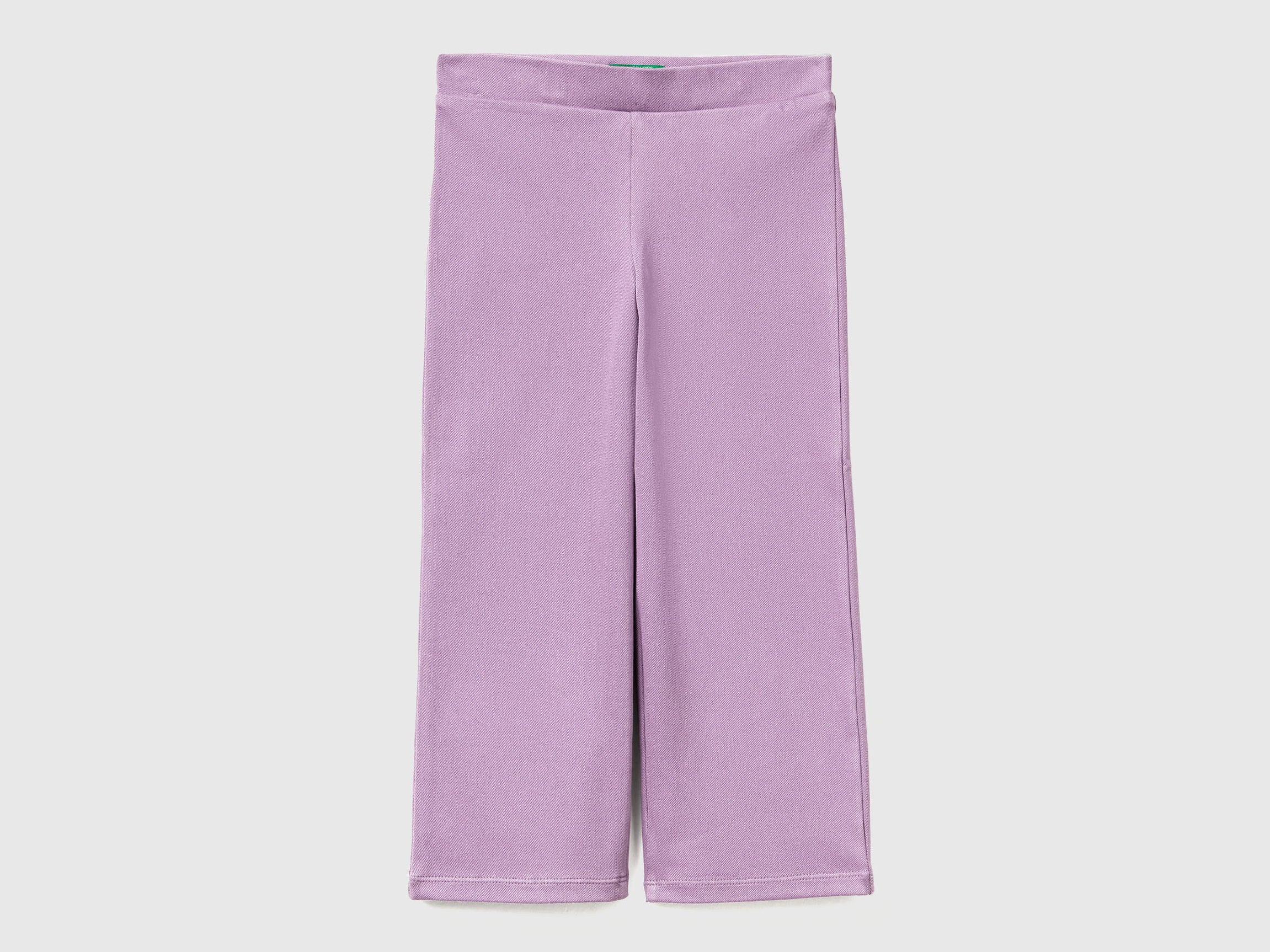 Benetton_Lavender_Stretch Cotton Trousers_46D6GF02M_0W1_01