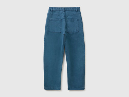 Benetton Dark Blue Boys Five-Pocket Trousers SKU: 46F5CE04W_97T Image 02