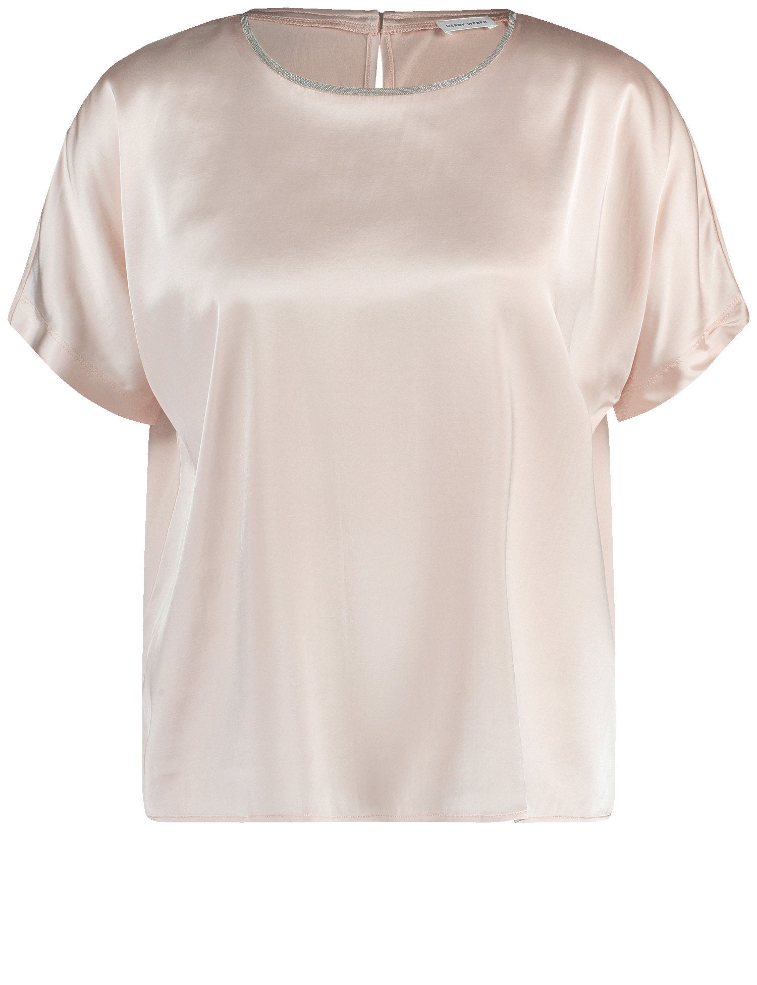 Blouse Top With A Glittering Neckline Trim_02