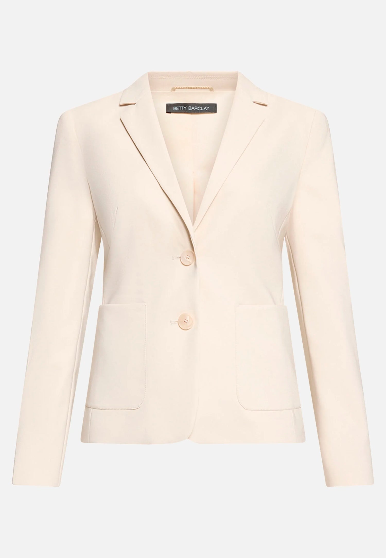 Betty Barclay Light Beige Women Long-Sleeved Blazer Jacket SKU: 4707-1080_9106 Image 04
