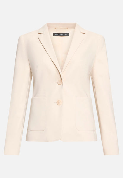 Betty Barclay Light Beige Women Long-Sleeved Blazer Jacket SKU: 4707-1080_9106 Image 04