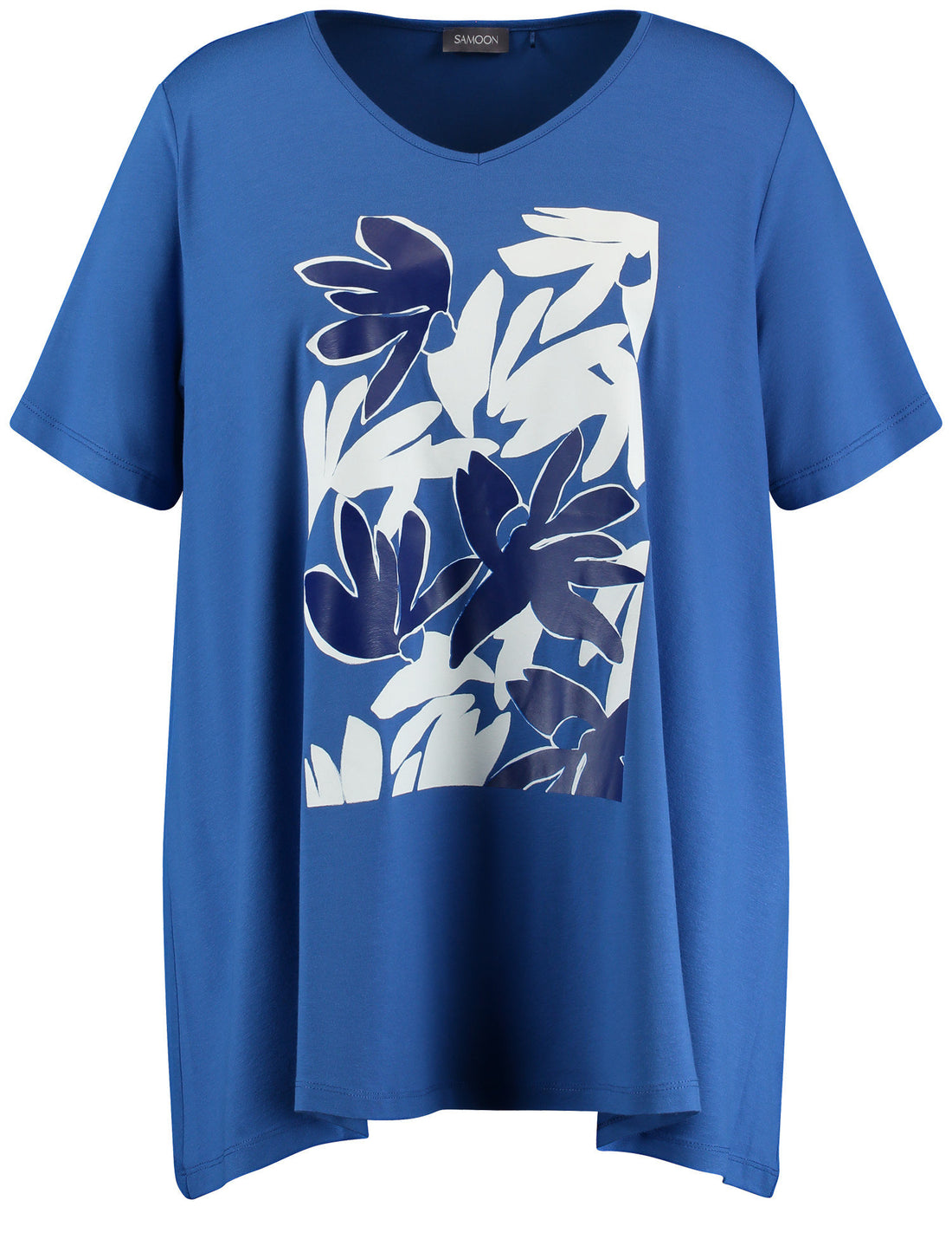 T-Shirt With A Floral Print - BEVAVA