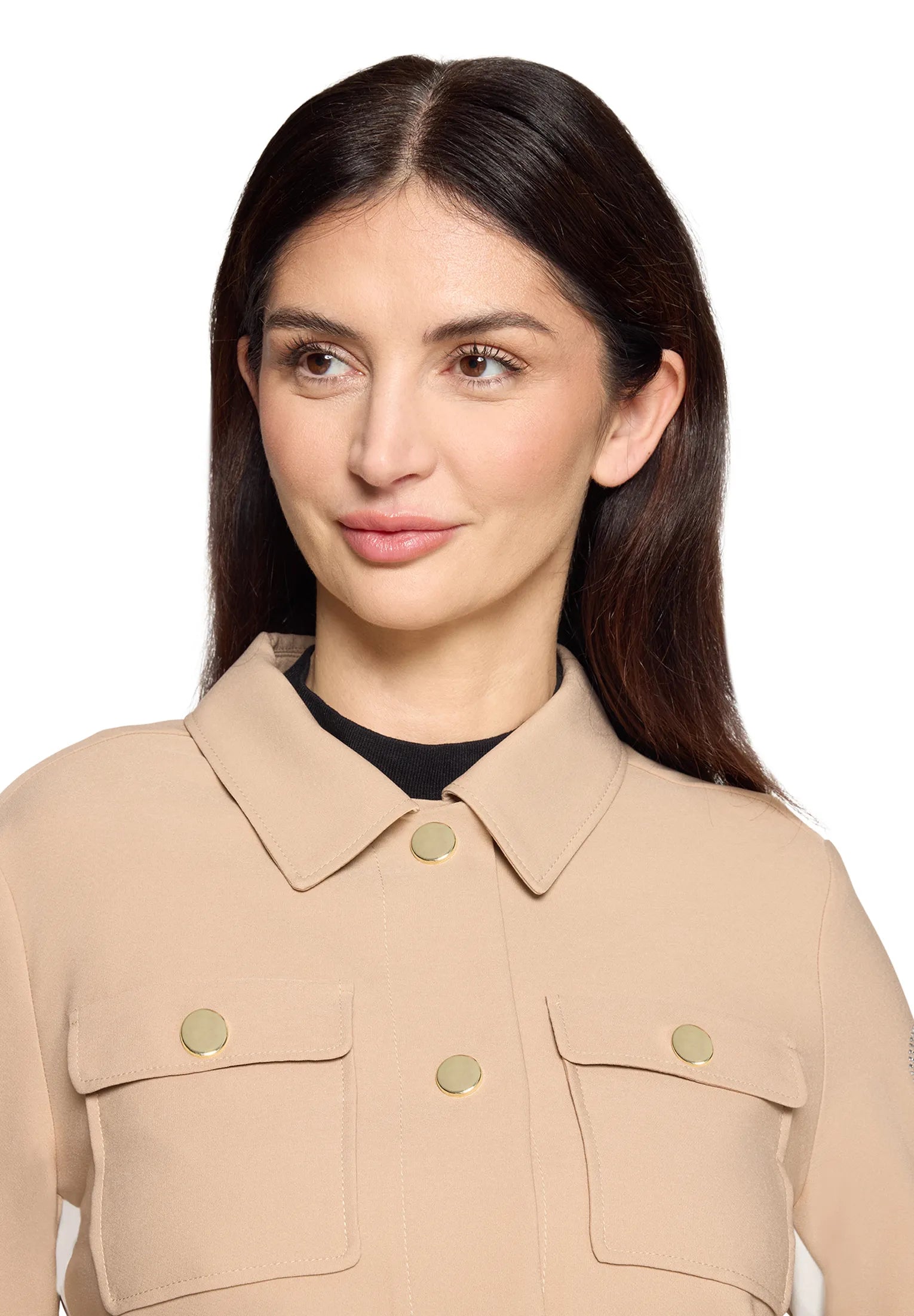 Betty Barclay Natural Women Overshirt with Pockets SKU: 4713-2924_7022 Image 04