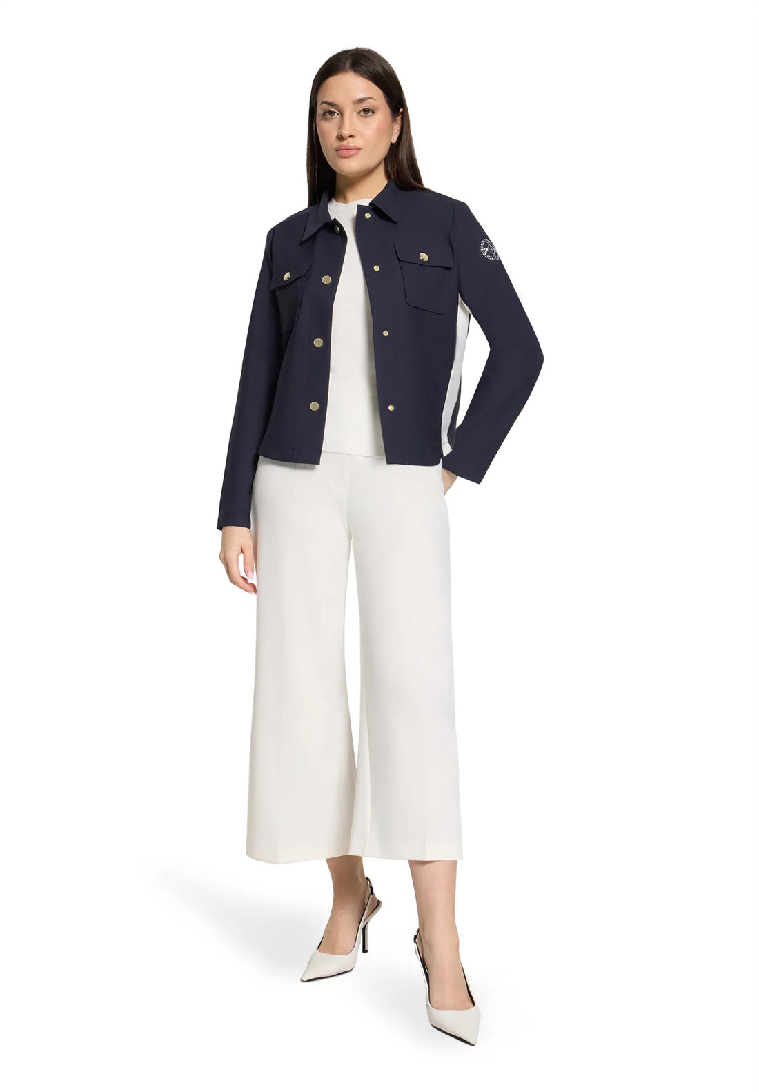 Betty Barclay Dark Sky Women Overshirt with Pockets SKU: 4713-2924_8345 Image 02