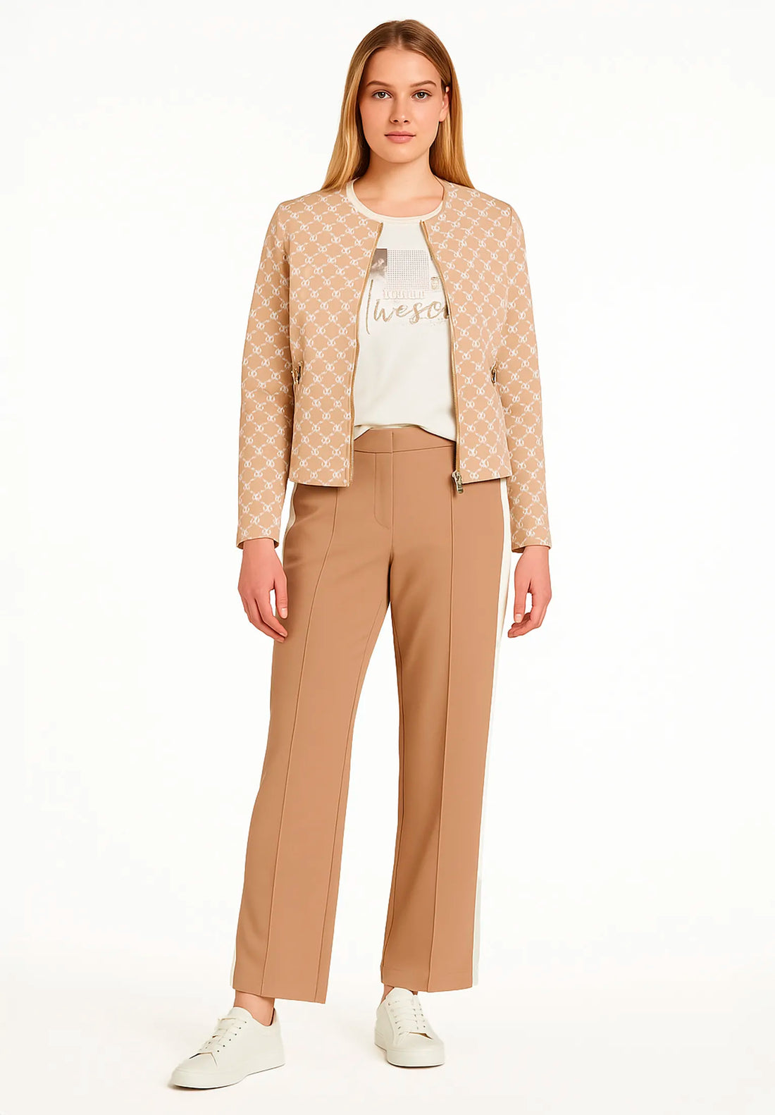 Betty Barclay Nature/Cream Women Long-Sleeved Blazer Jacket SKU: 4714-1706_1814 Image 01