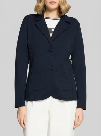 Betty Barclay Dark Sky Women Short Blazer with Patch Pockets SKU: 4715-1761_8345 Image 00