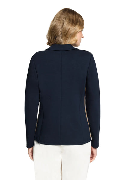 Betty Barclay Dark Sky Women Short Blazer with Patch Pockets SKU: 4715-1761_8345 Image 03