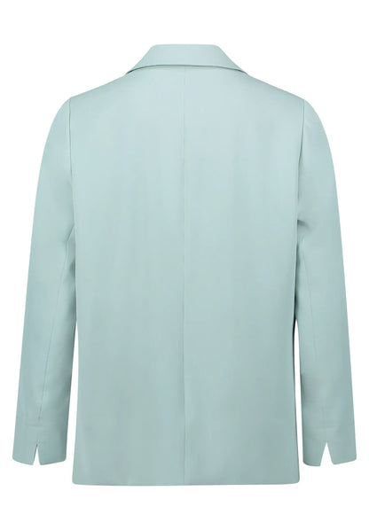 Betty Barclay Green Women Long Blazer with Lapel Collar SKU: 4724-1840_8270 Image 03