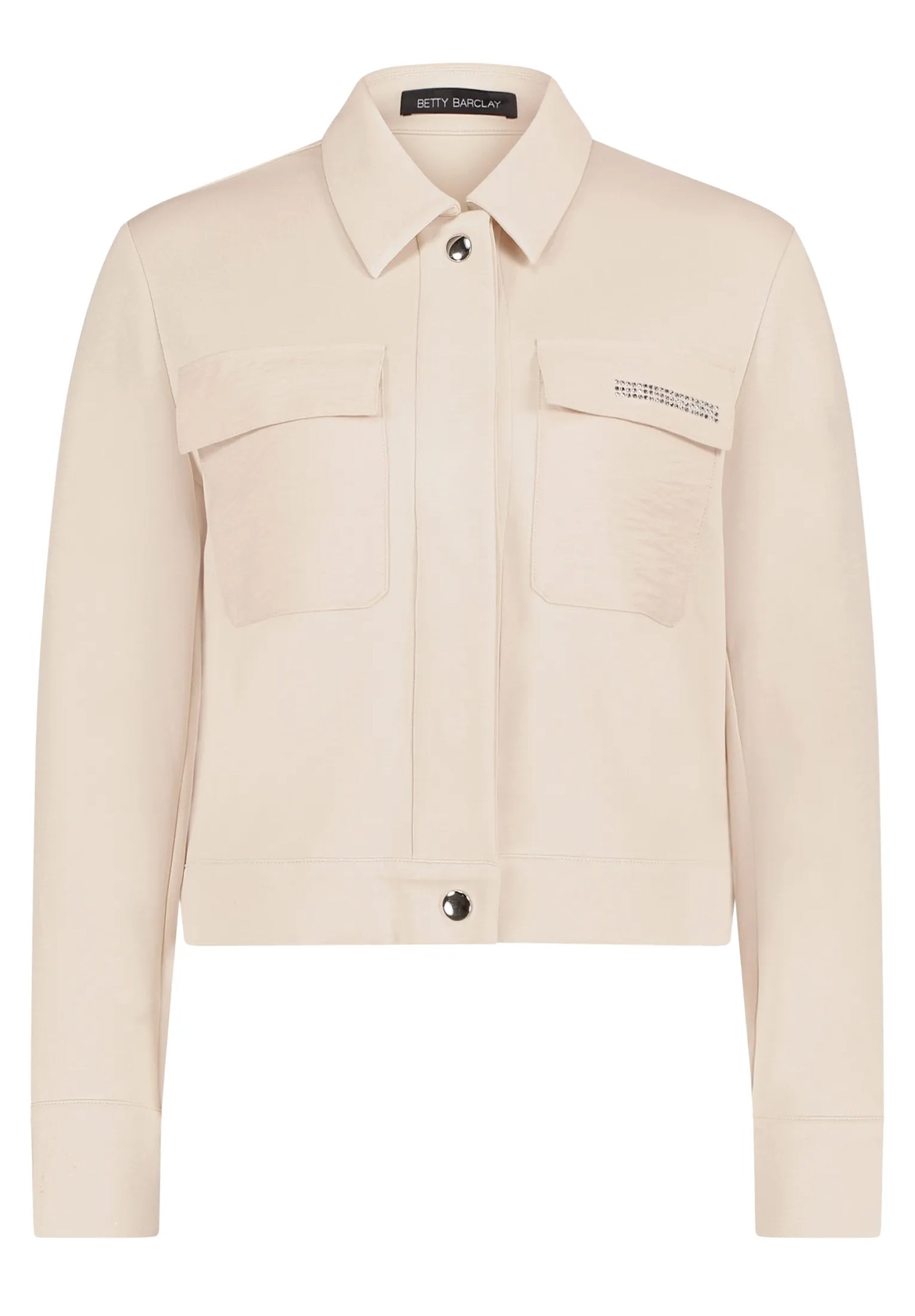 Betty Barclay Light Beige Women Blazer Jacket Short 1/1 Sleeve SKU: 4734-1837_9106 Image 04