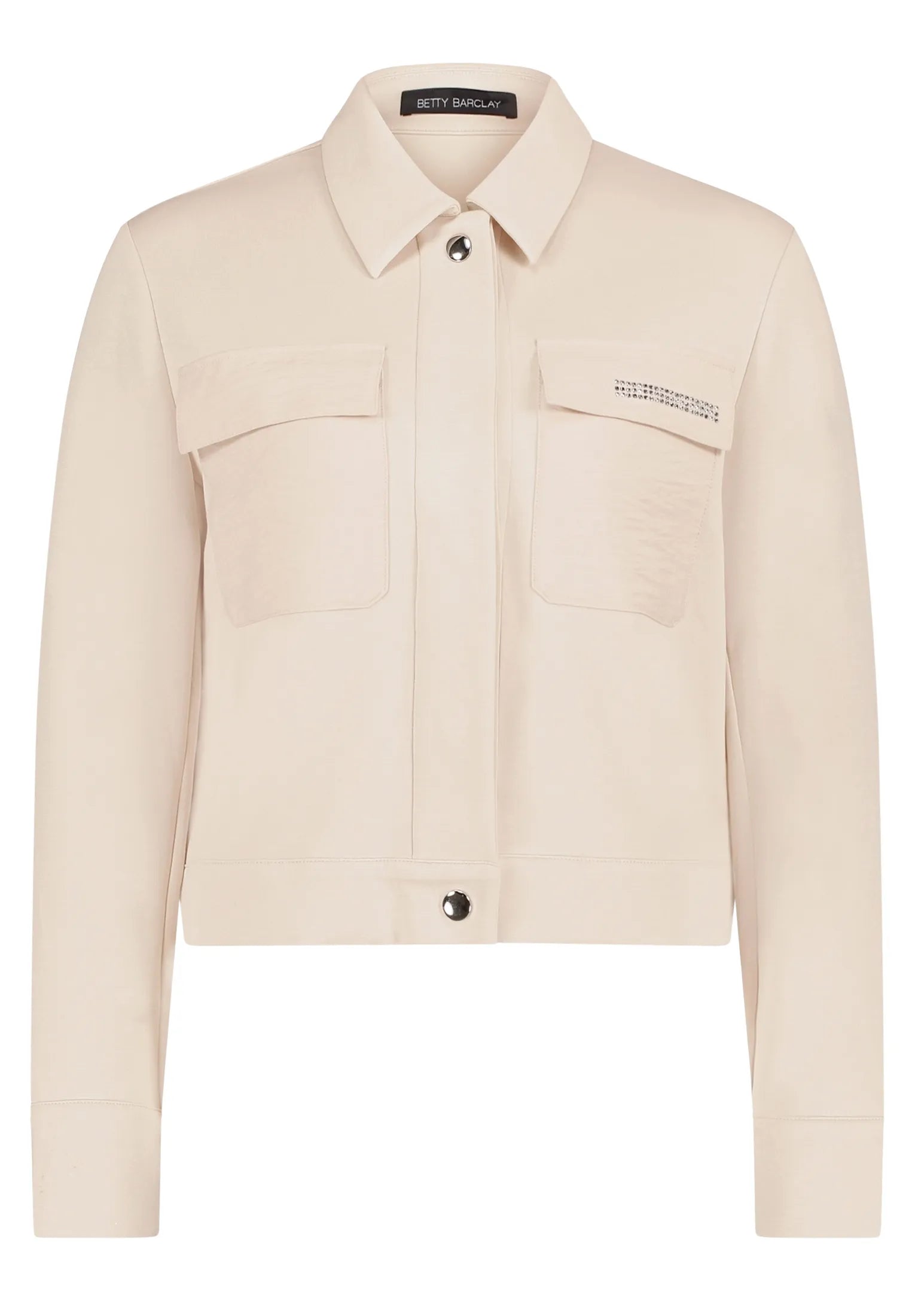 Betty Barclay Light Beige Women Blazer Jacket Short 1/1 Sleeve SKU: 4734-1837_9106 Image 04