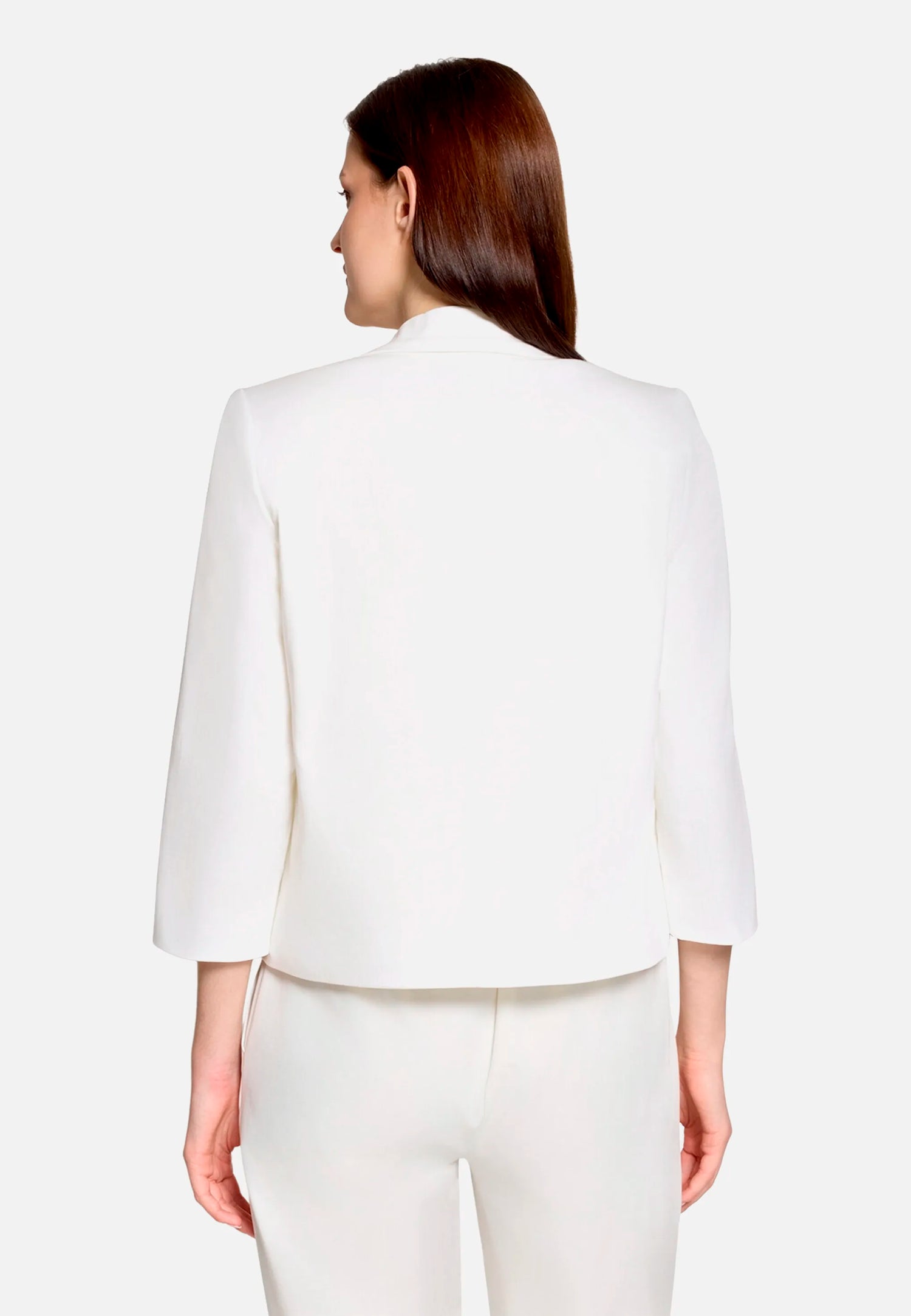 Betty Barclay Offwhite Women Blazer Jacket with 3/4 Sleeves SKU: 4752-1246_1014 Image 04