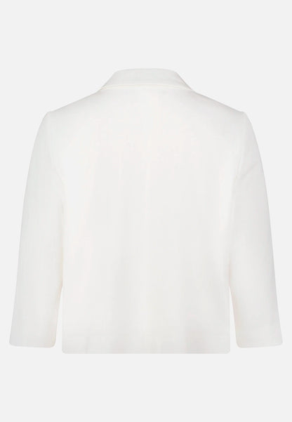 Betty Barclay Offwhite Women Blazer Jacket with 3/4 Sleeves SKU: 4752-1246_1014 Image 06