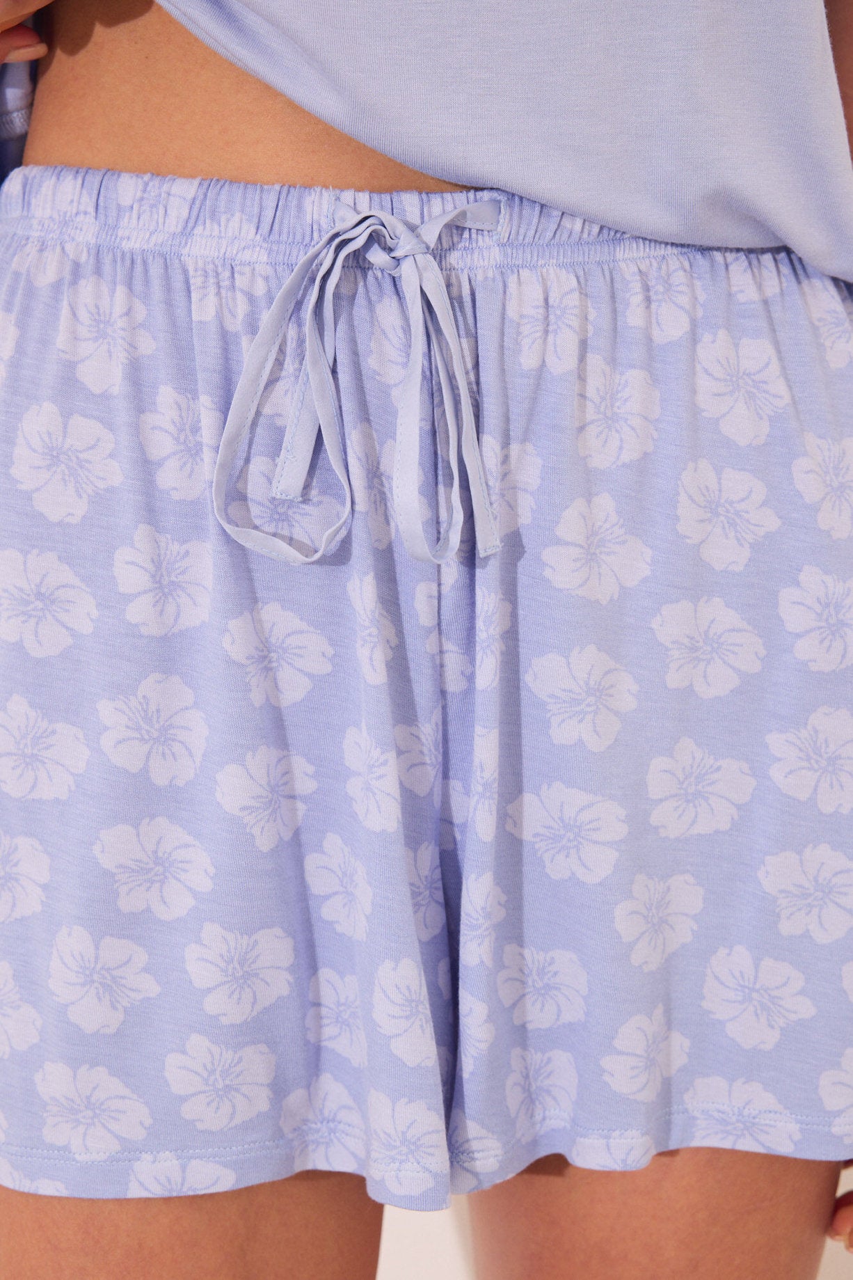 Women Secret_Snoopy Blue Short Pyjamas with Straps_4752523_12_05