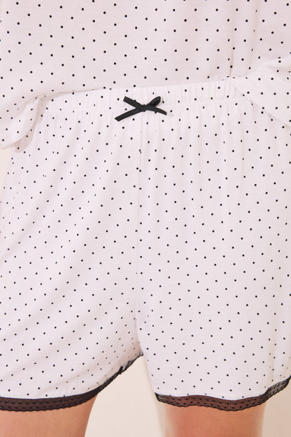 Women Secret_White Polka-Dots Short Pyjamas Pajamas_4752525_97_05